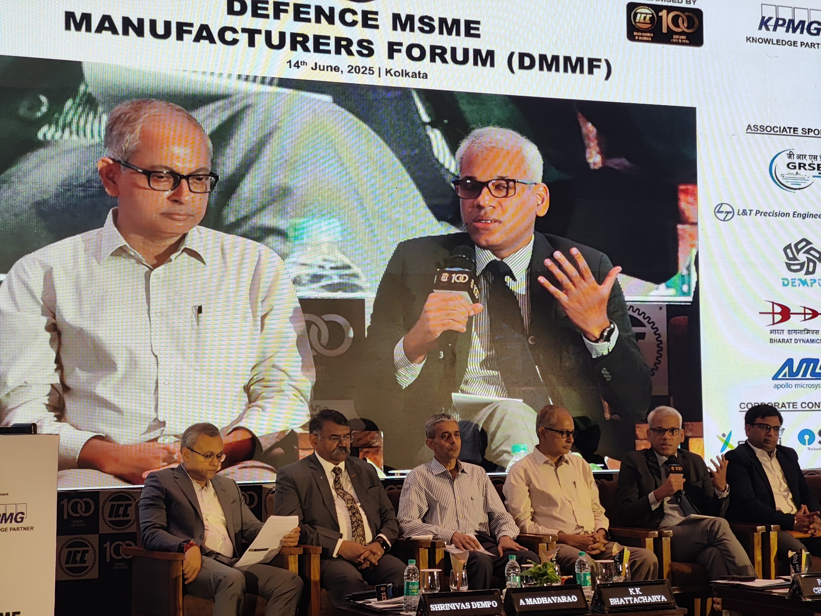 TEAM GRSE LED BY cmd, GRSE AT THE DEFENCE MSME MANUFACTURERS FORUM ORGANIZED BY ICC AT THE LALIT GREAT EASTERN, KOLKATA  ON 14 JUB 25 - Thumbnail